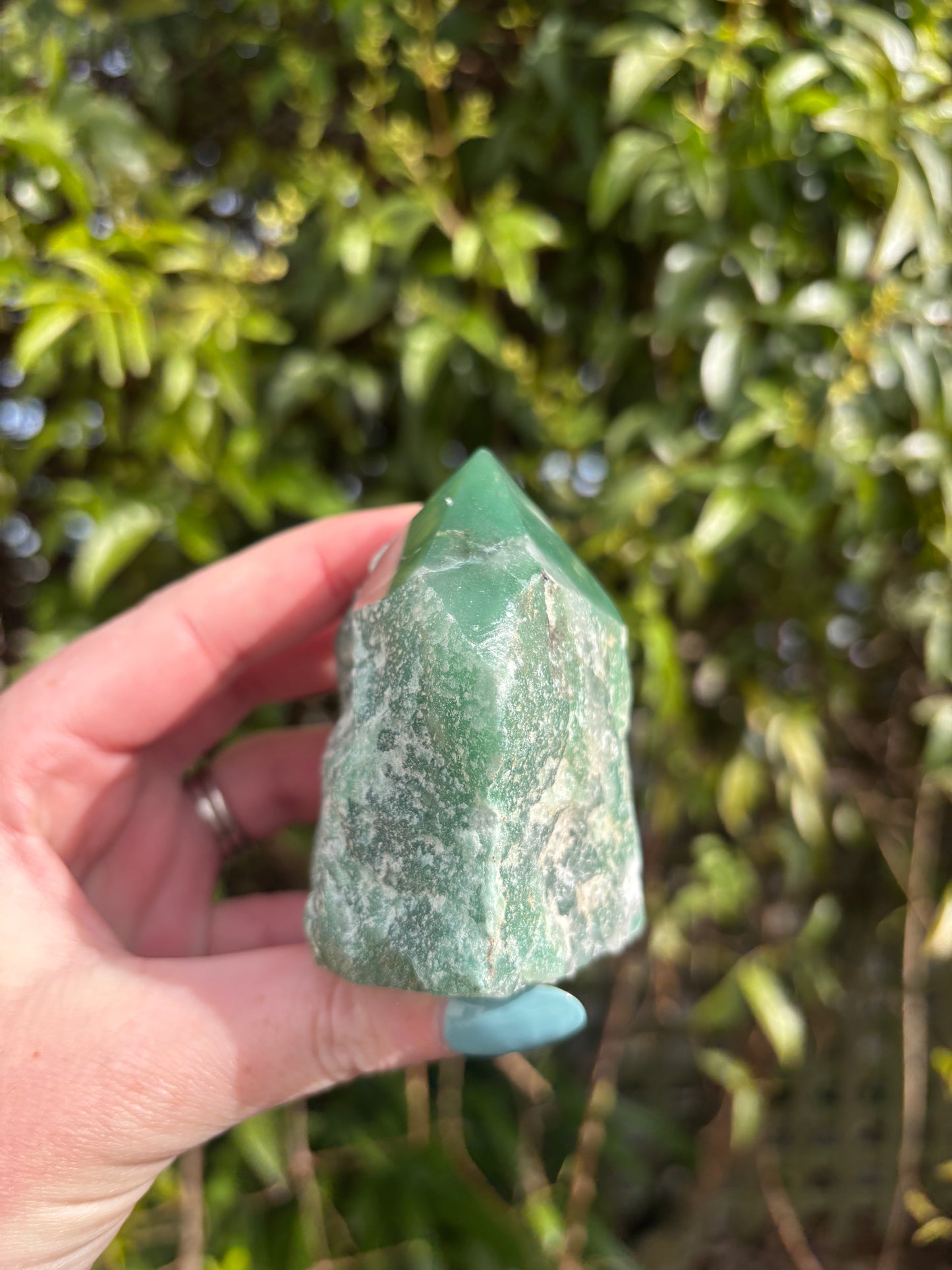 Green Aventurine Semi Polished Point A