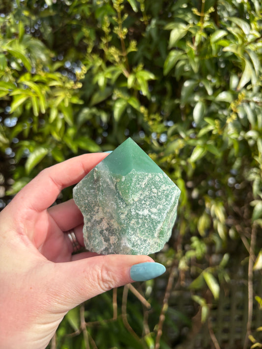 Green Aventurine Semi Polished Point A