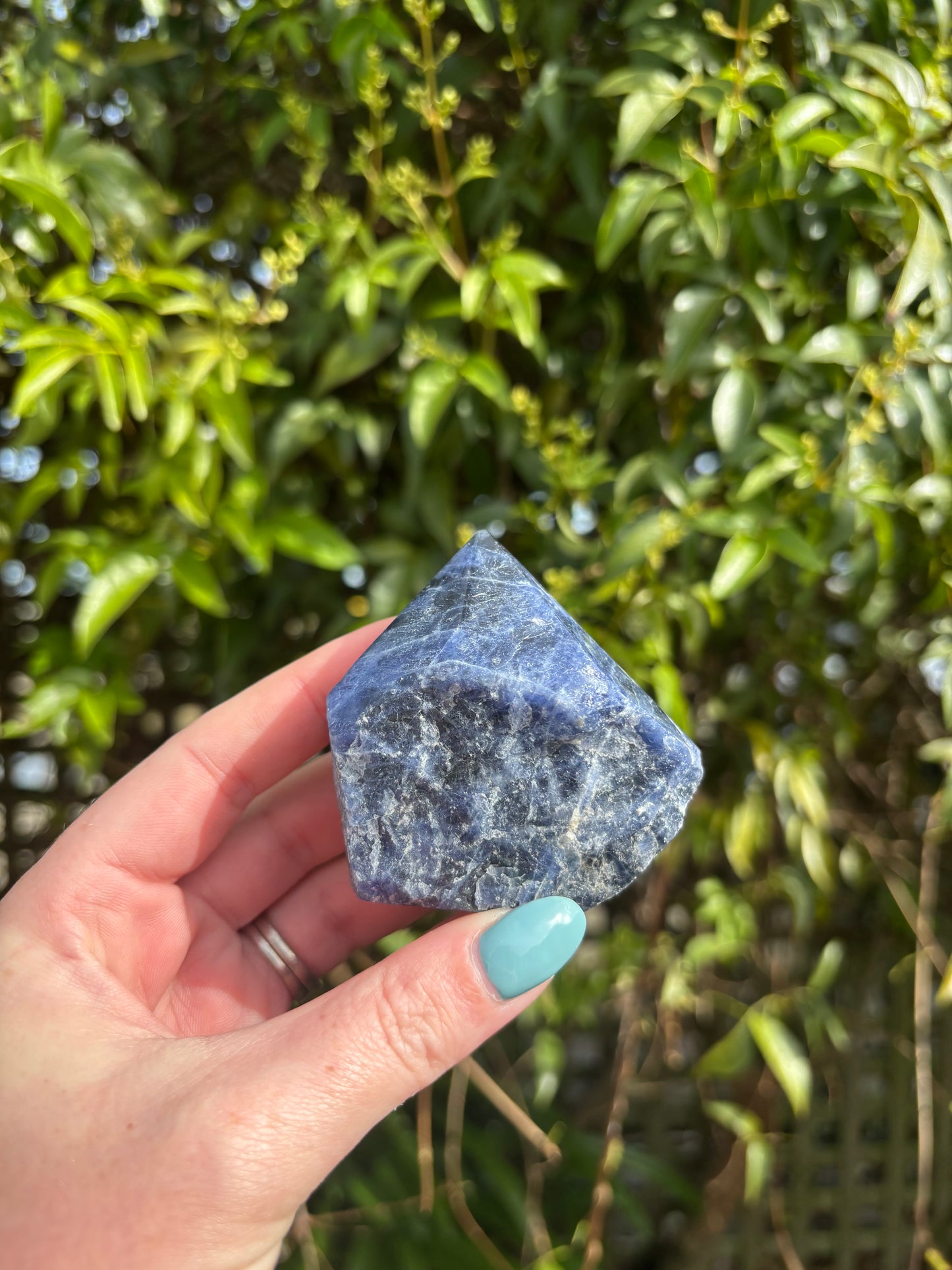 Sodalite Semi Polished Point A