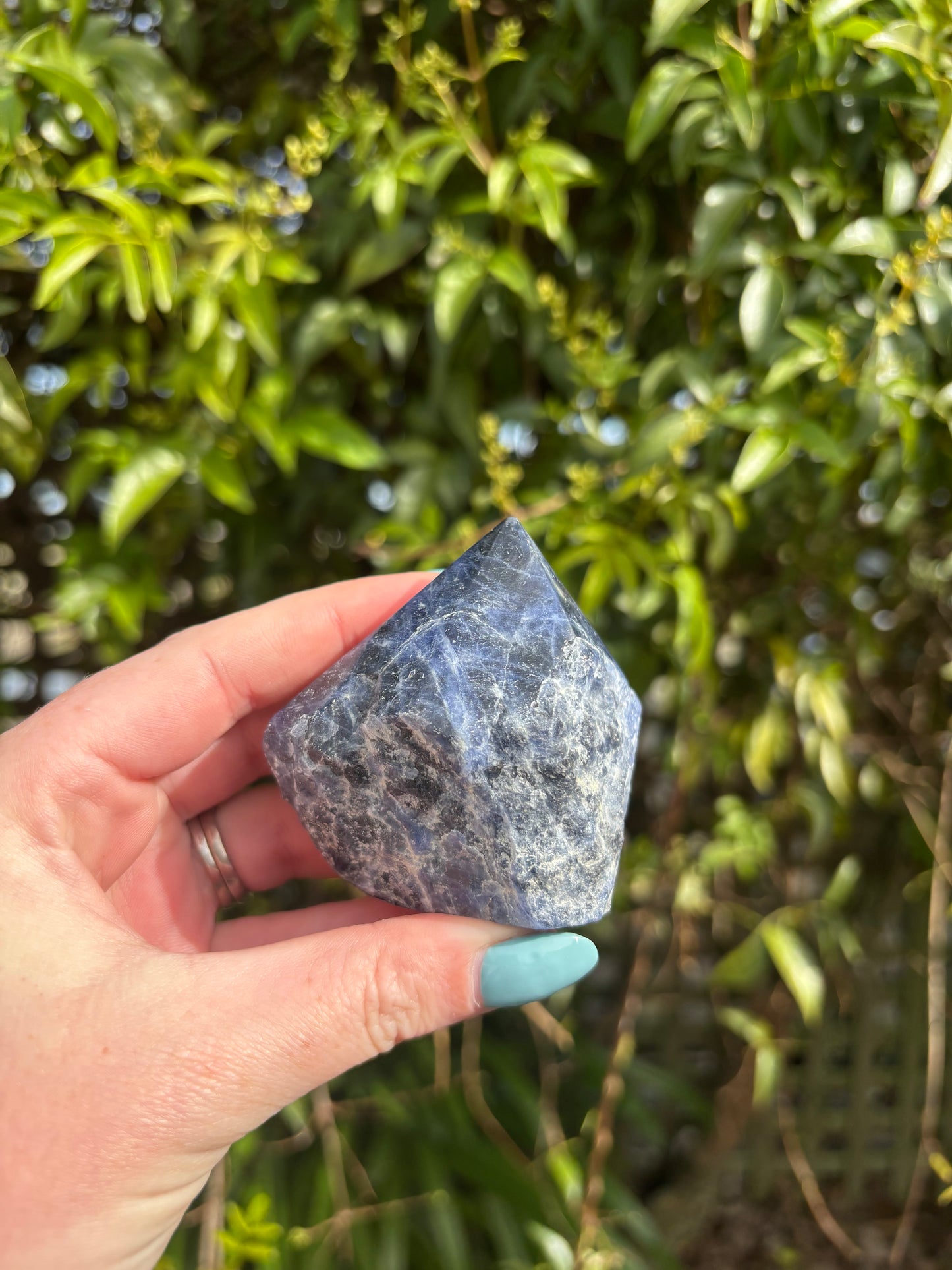 Sodalite Semi Polished Point A