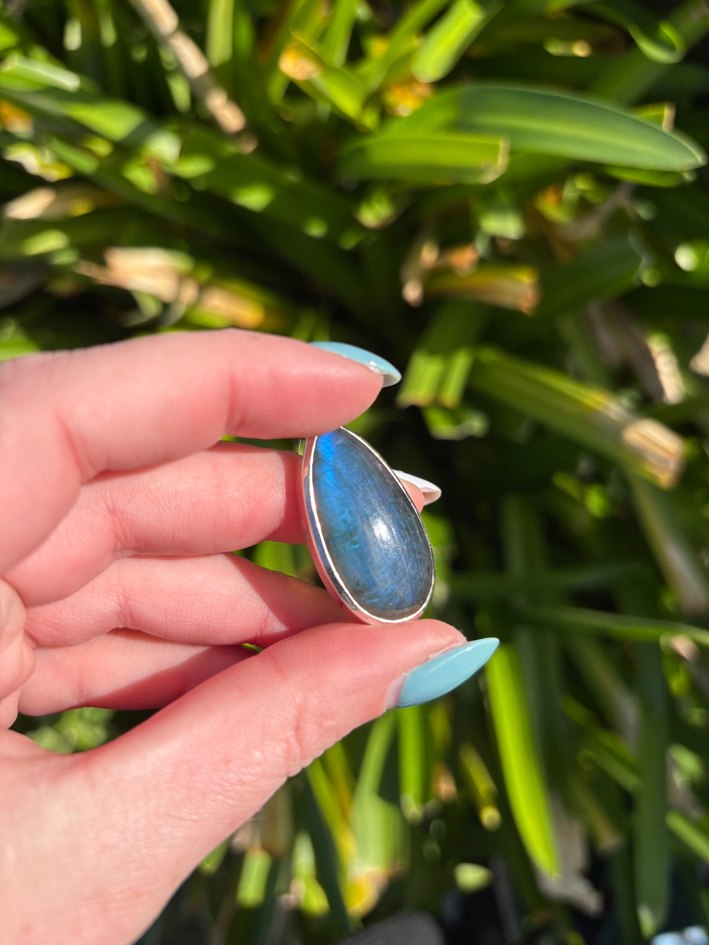 Labradorite | Polished Sterling Silver Pendant B