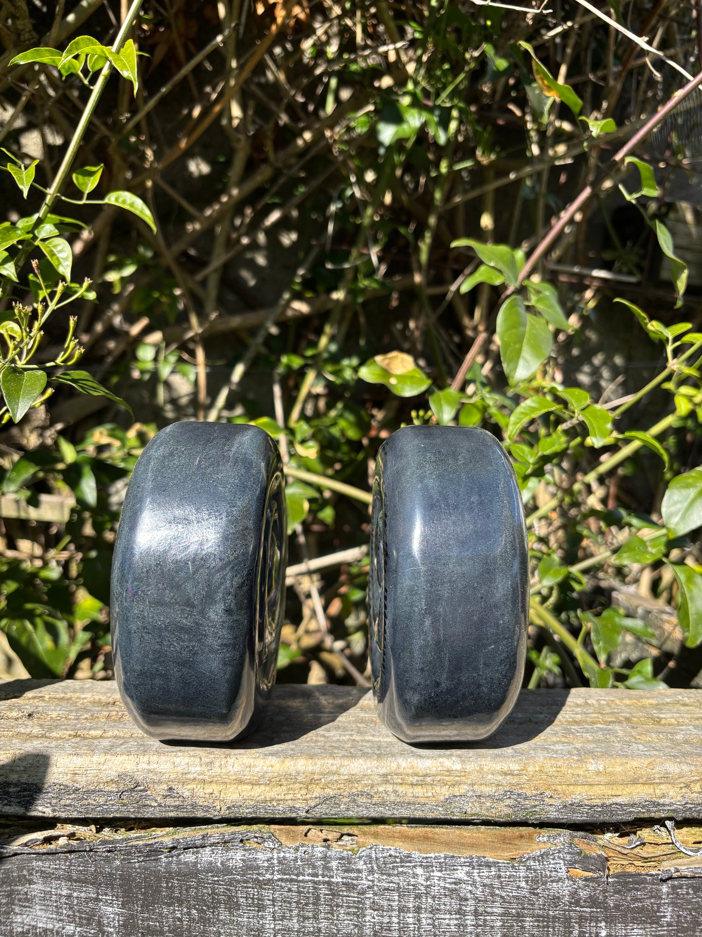 Koru Marble Bookends