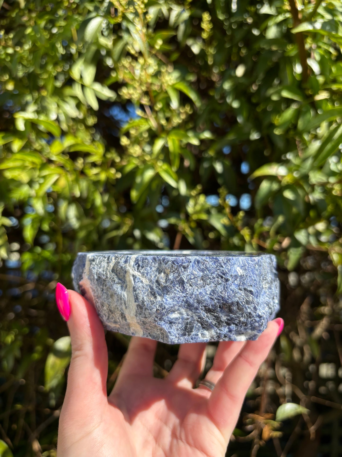 Sodalite Candle Holder A