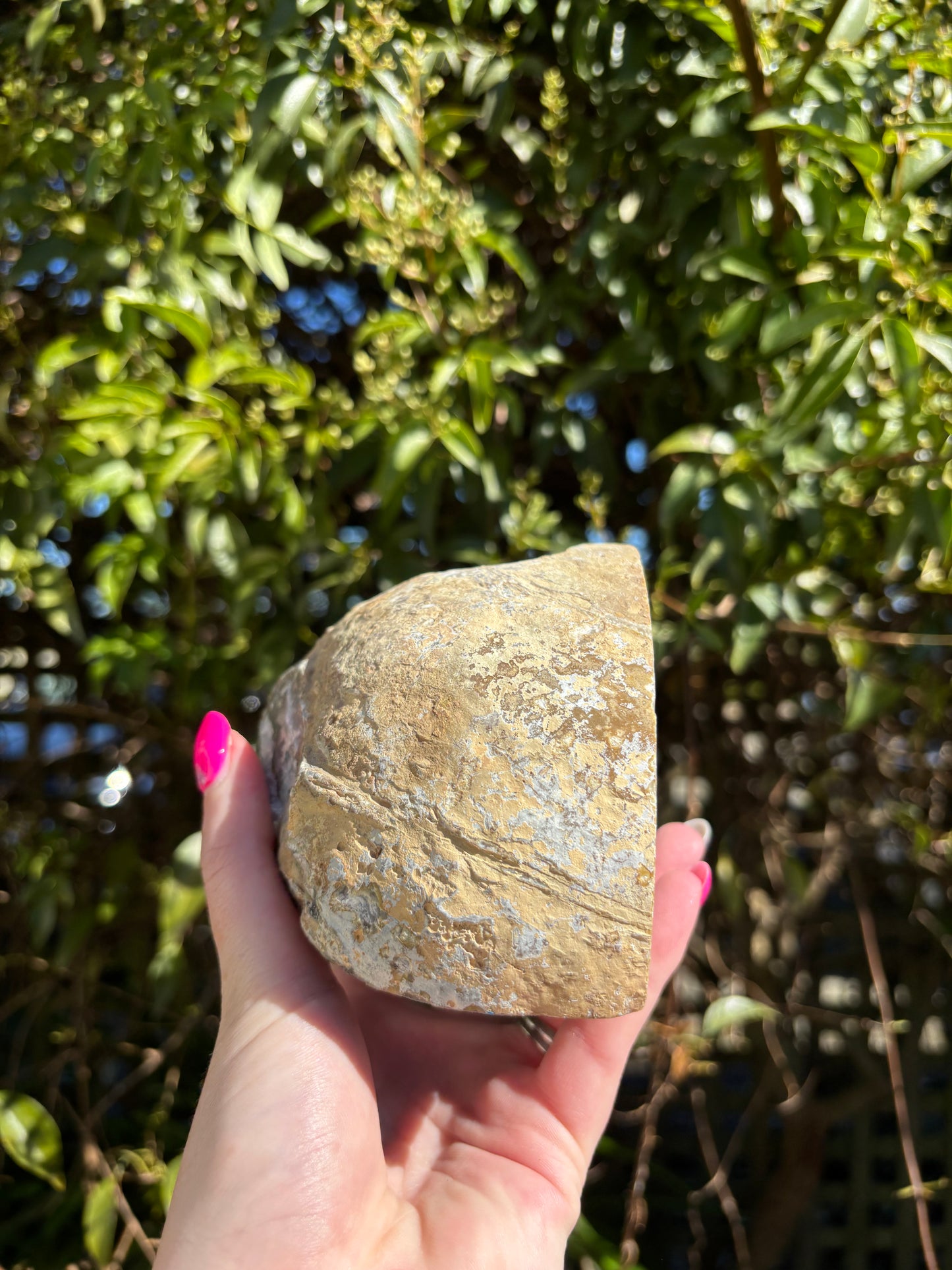 Natural Agate Geode Candle Holder A