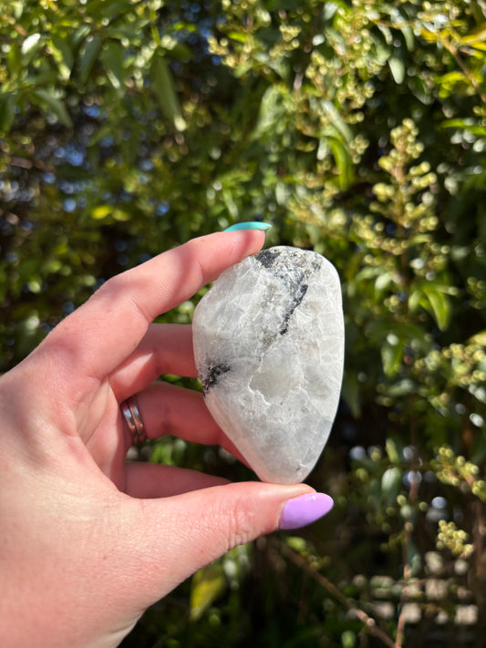 Rainbow Moonstone Xlarge Tumble Stone A