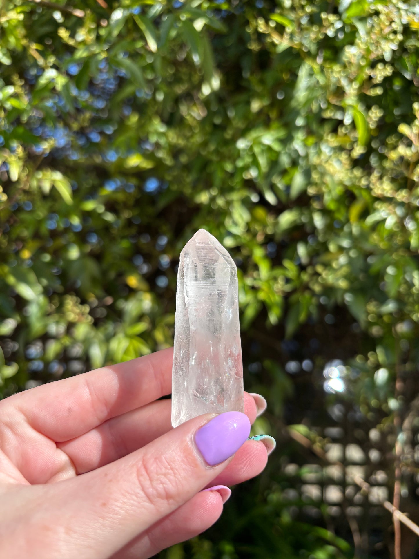 Lemurian Quartz Semi Polished Point B
