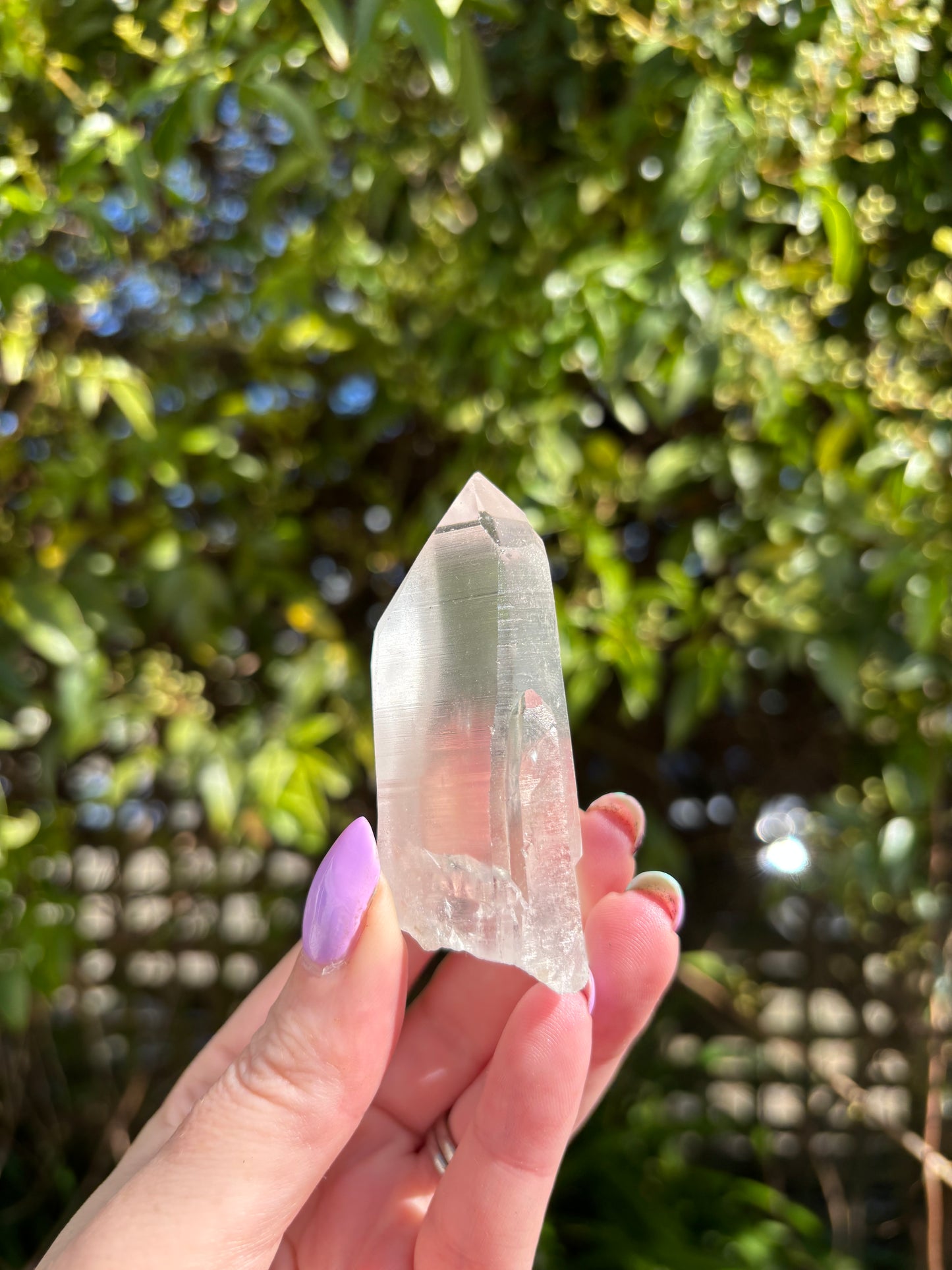 Lemurian Quartz Semi Polished Point C