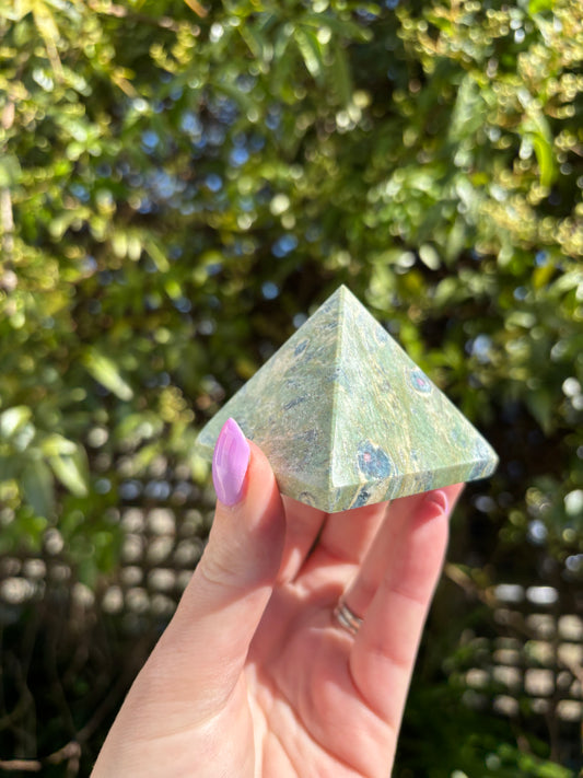 Ruby & Fuchsite Pyramid B