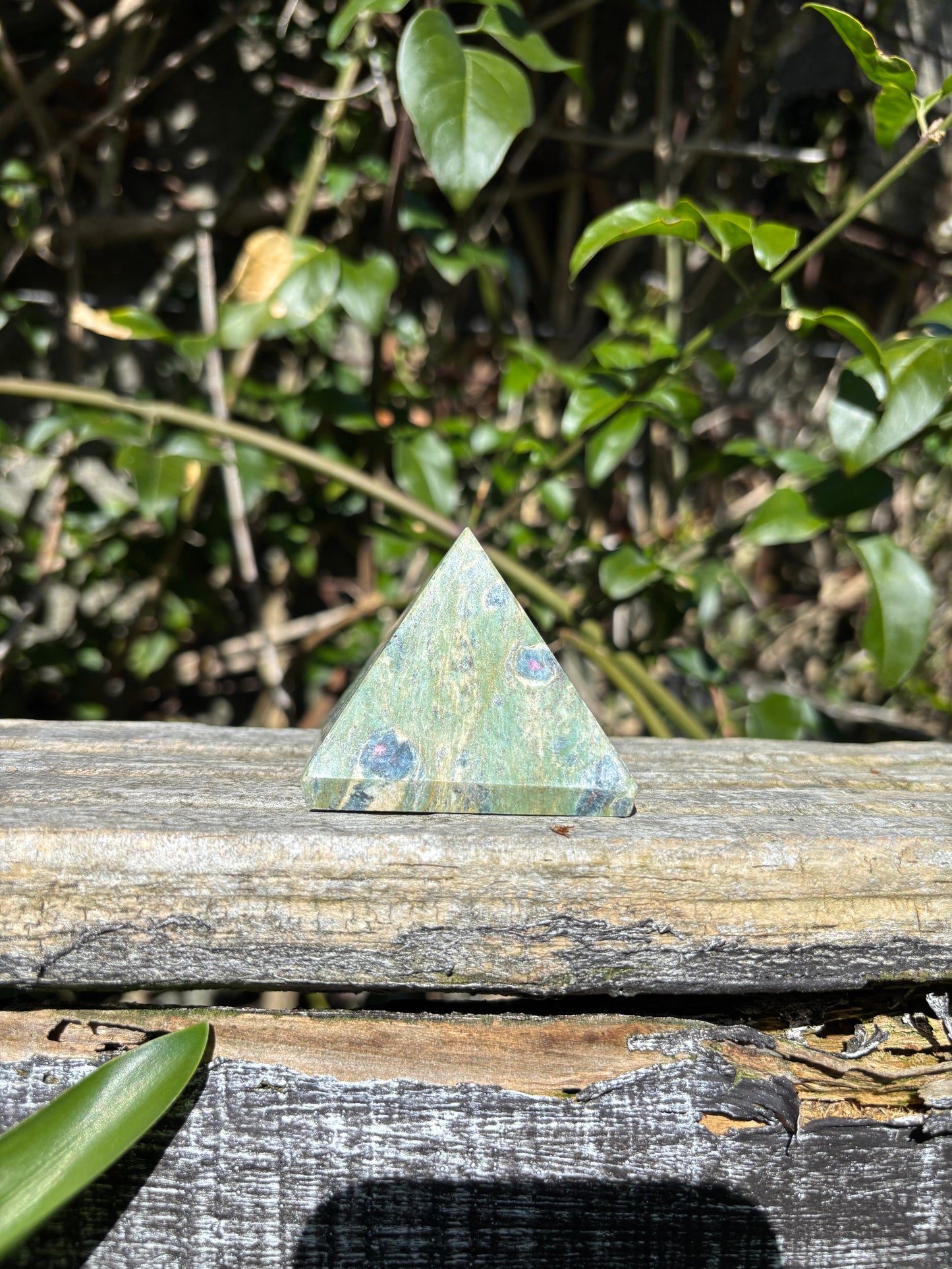 Ruby & Fuchsite Pyramid B