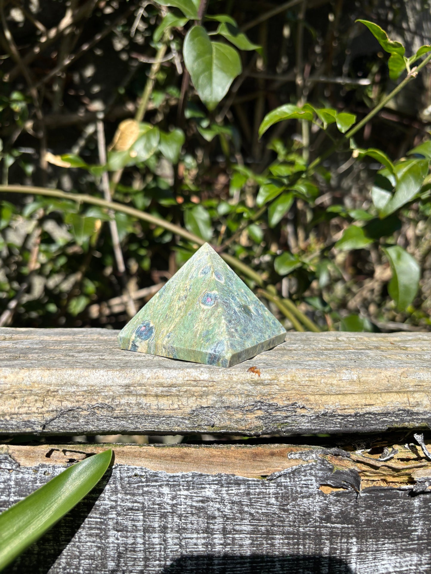 Ruby & Fuchsite Pyramid B