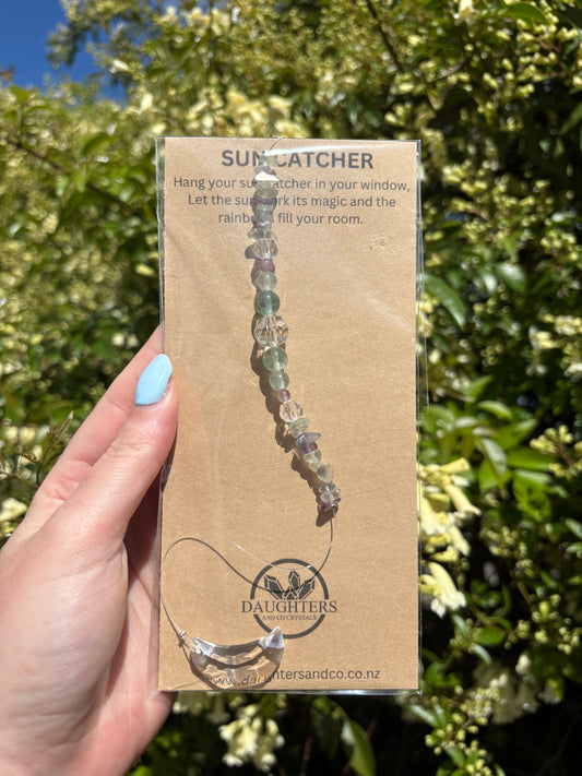 Rainbow Fluorite | Moon Sun Catcher