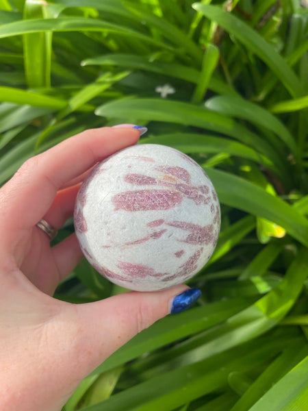 Pink Tourmaline Sphere