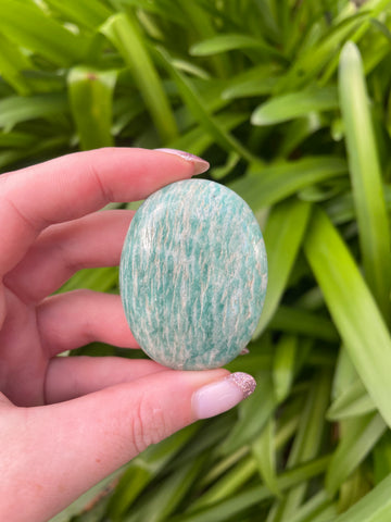 Amazonite Palm Stone Medium