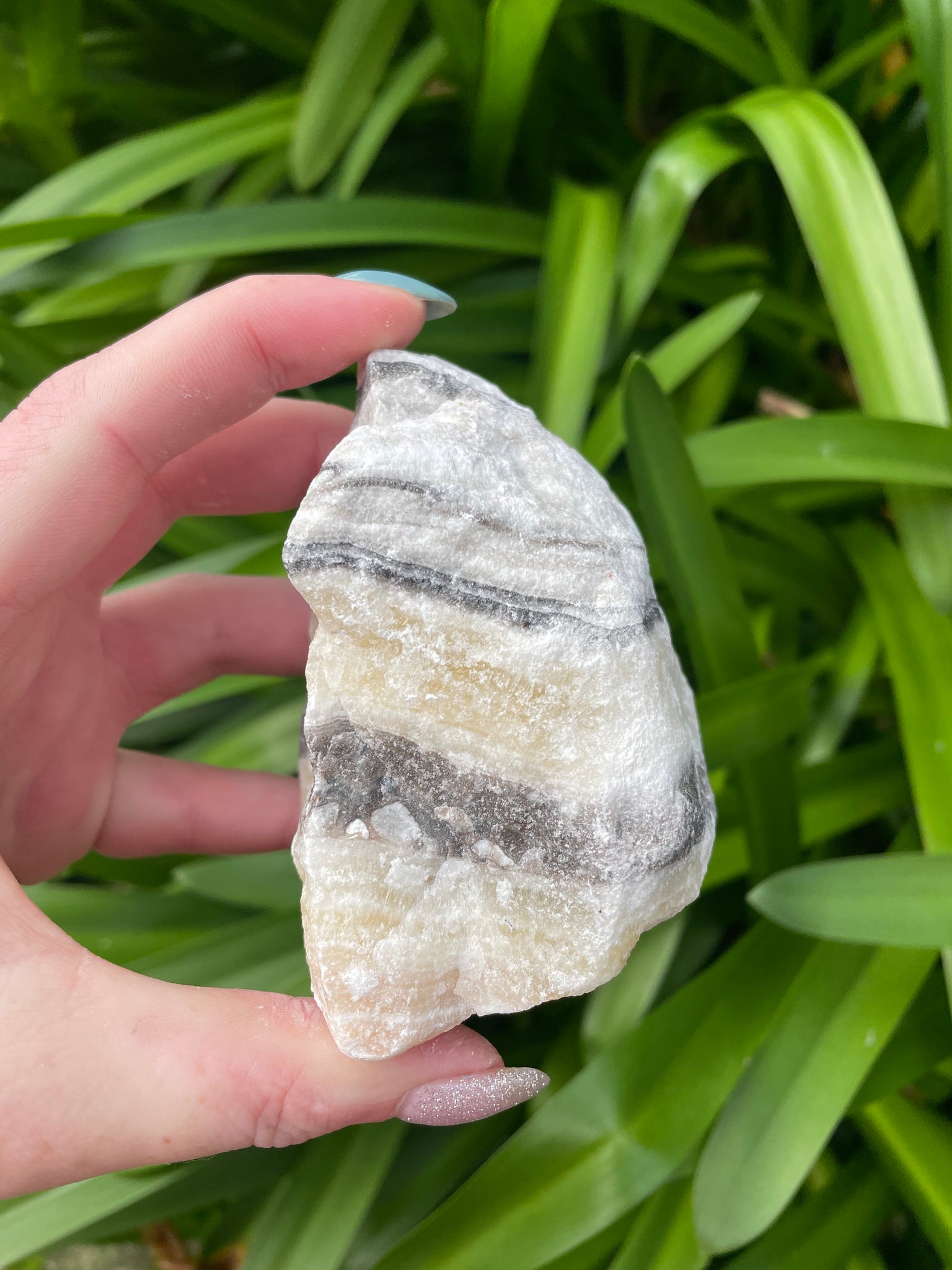 Zebra Calcite Rough Piece F