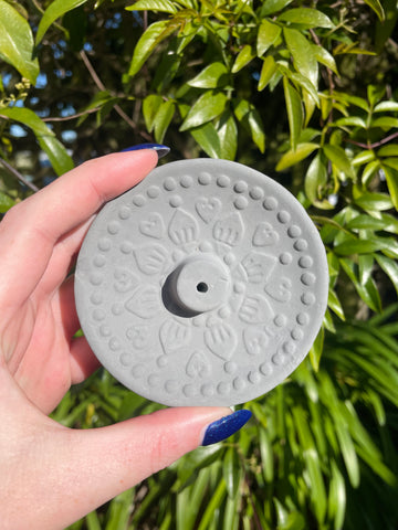 Terracotta Mandala Incense Plate