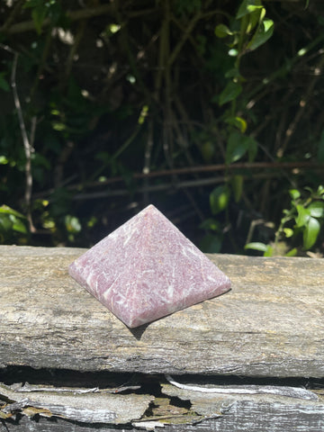 Lepidolite Pyramid A