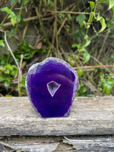 Purple Agate Geode F