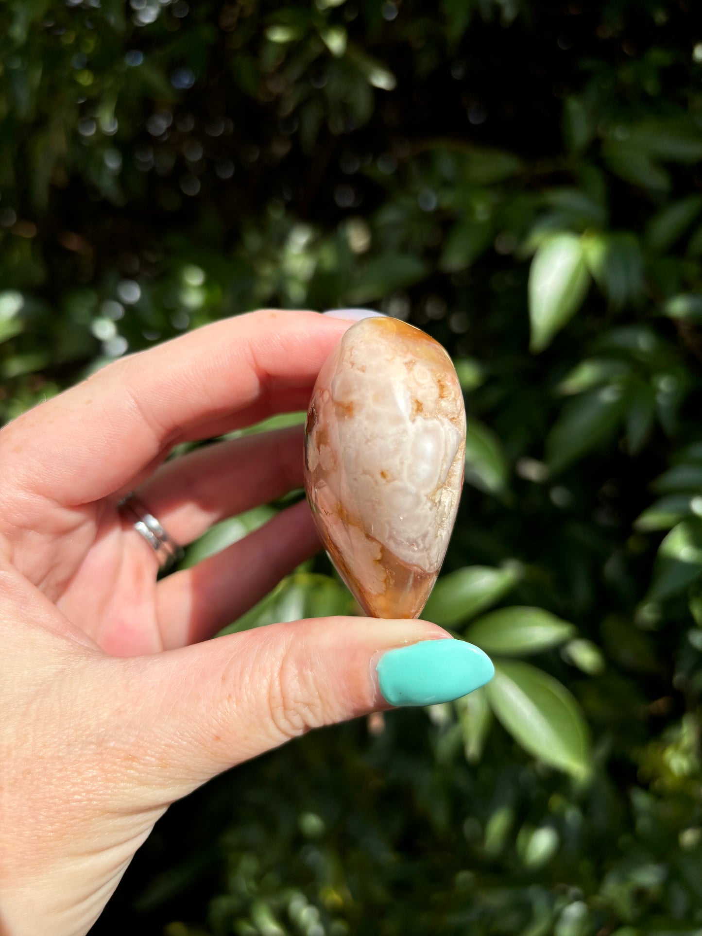 Flower Agate Heart C