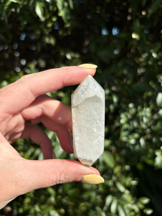 Druzy Agate Double Terminated Point B