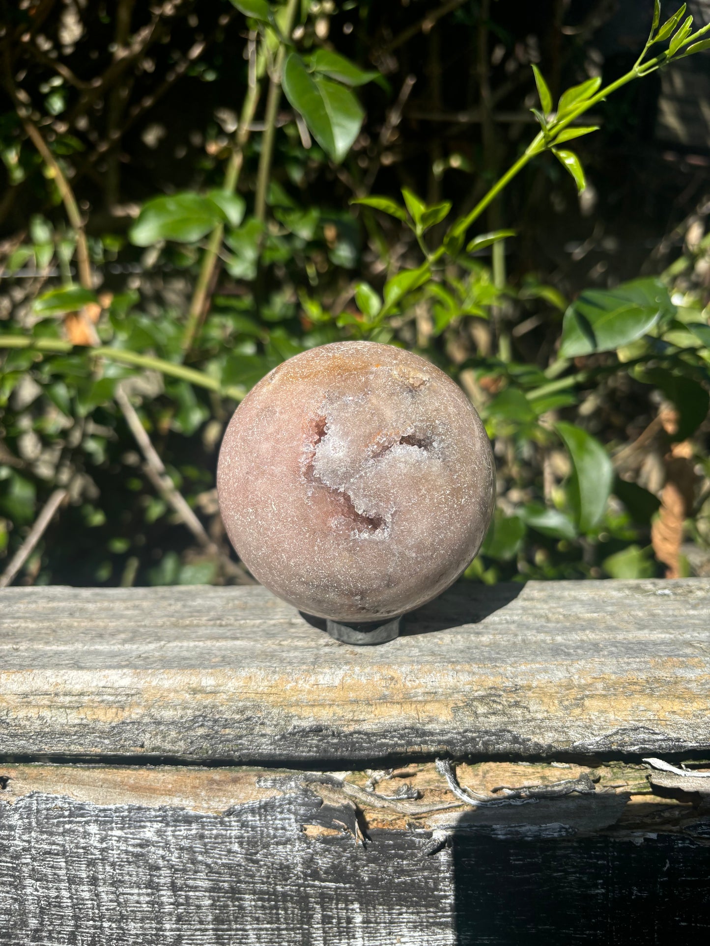Pink Amethyst Druzy Sphere A