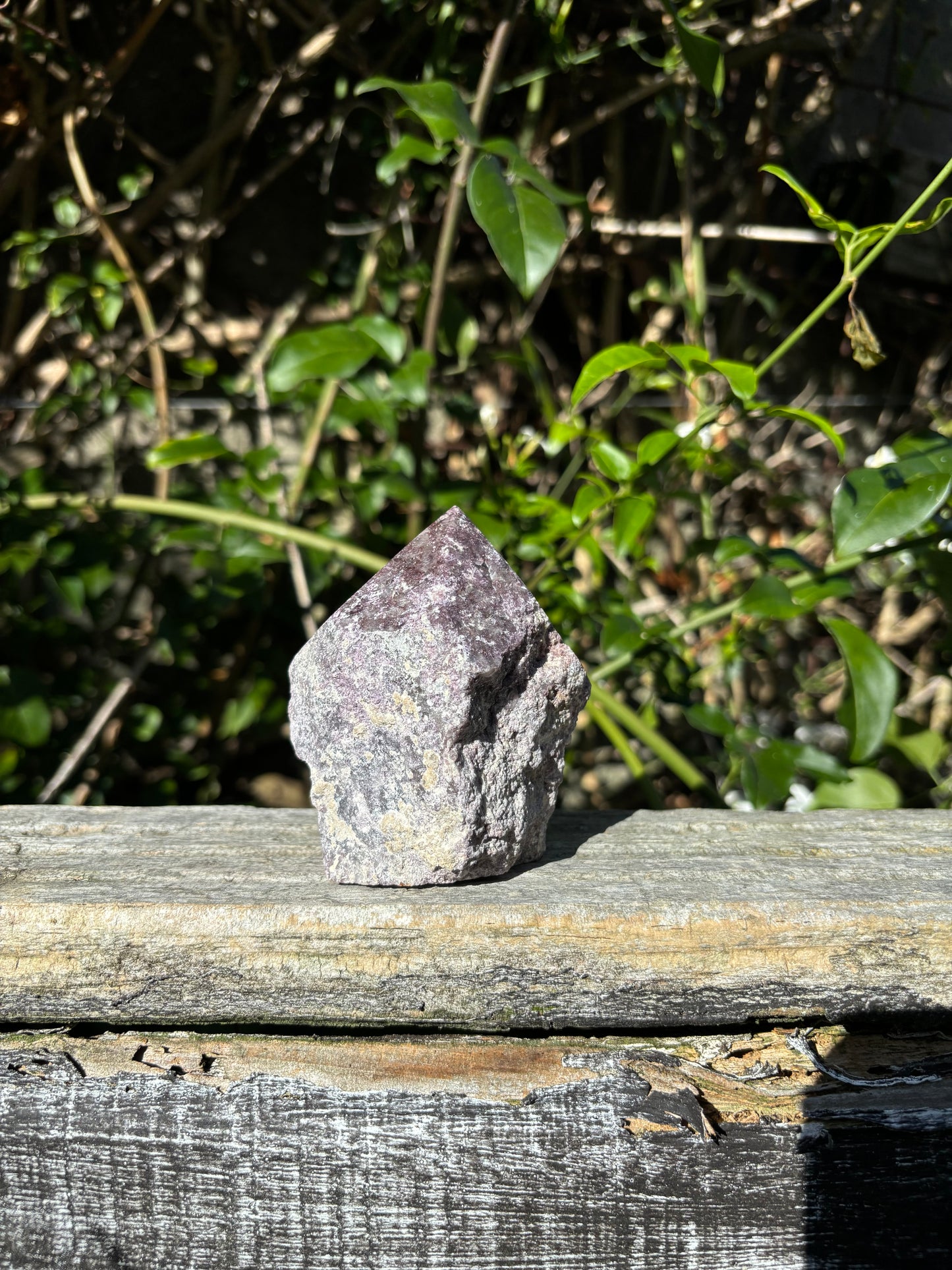 Lepidolite Semi Polished Point D