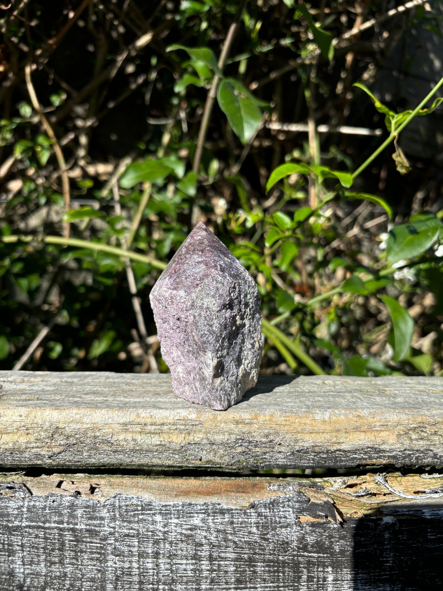 Lepidolite Semi Polished Point D