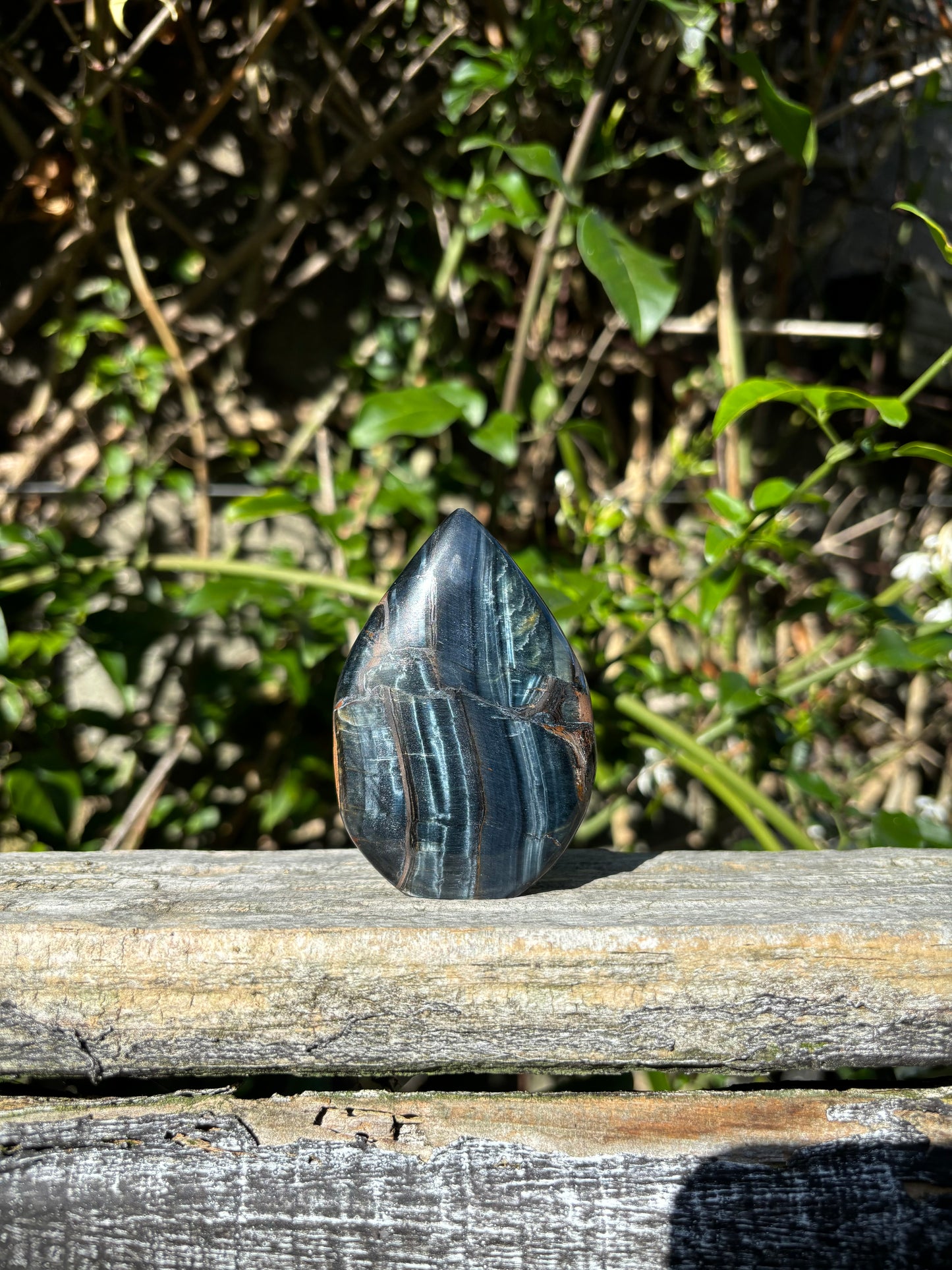 Blue Tigers Eye Flame B