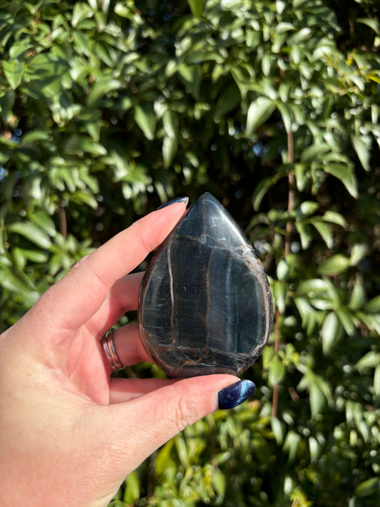 Blue Tigers Eye Flame A