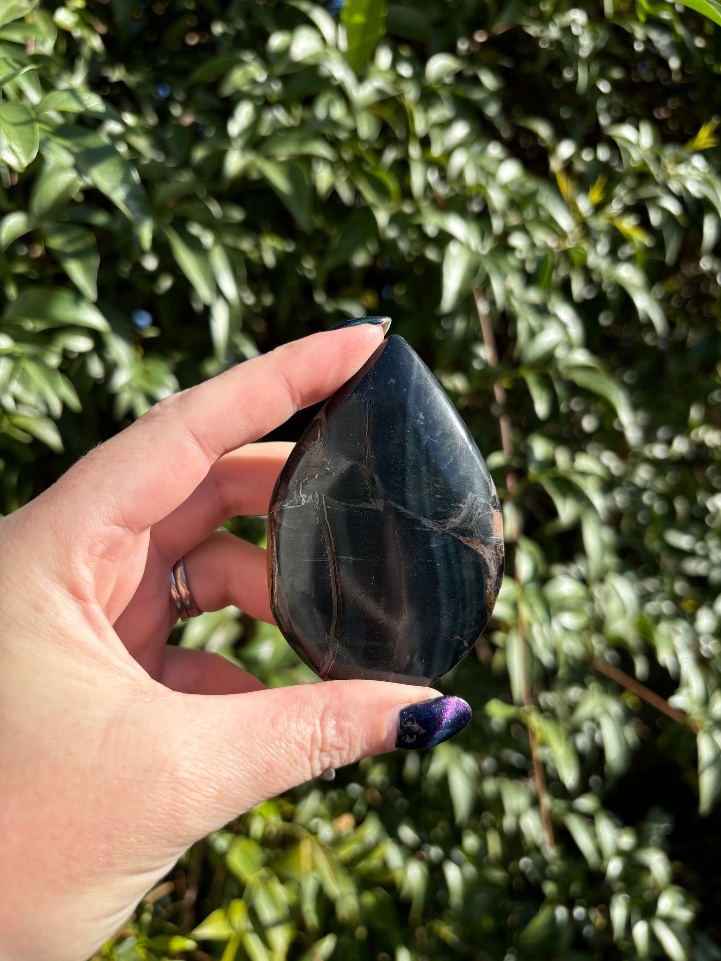 Blue Tigers Eye Flame B