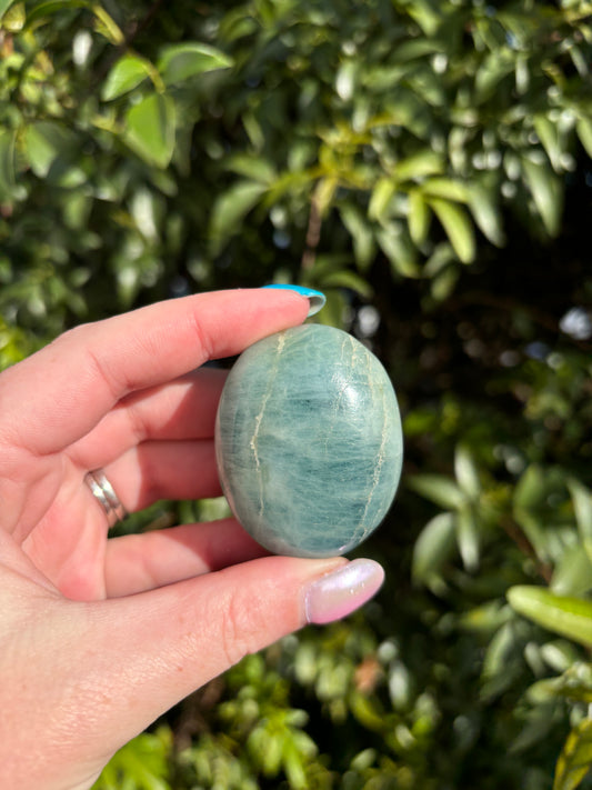 Aquamarine Palm Stone C