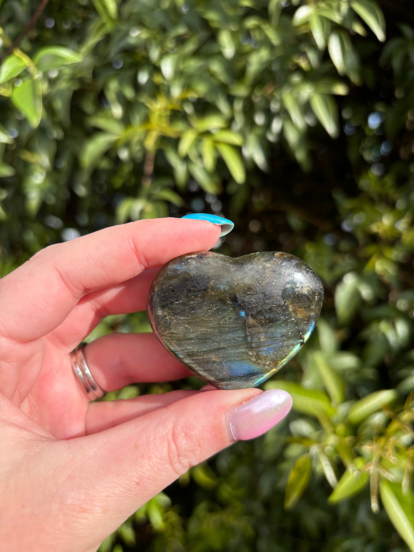 Labradorite Heart K