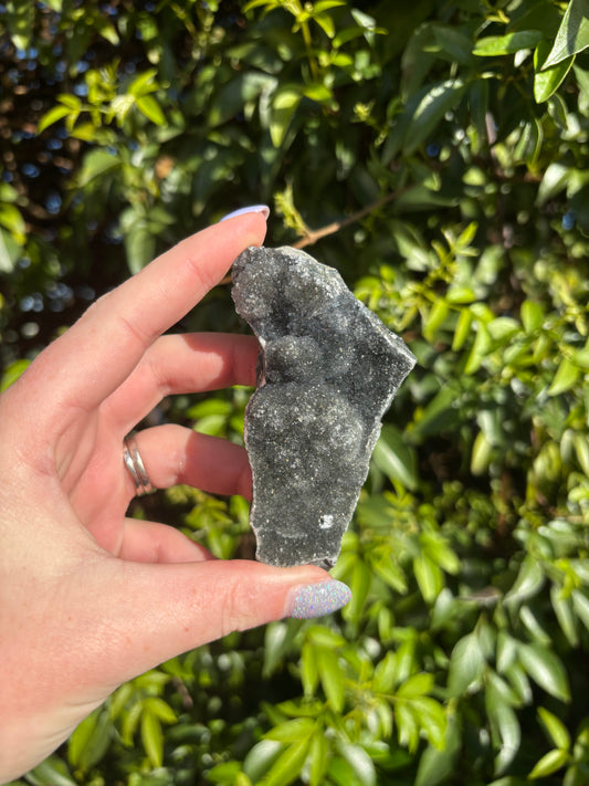 Black Amethyst Druze Piece B