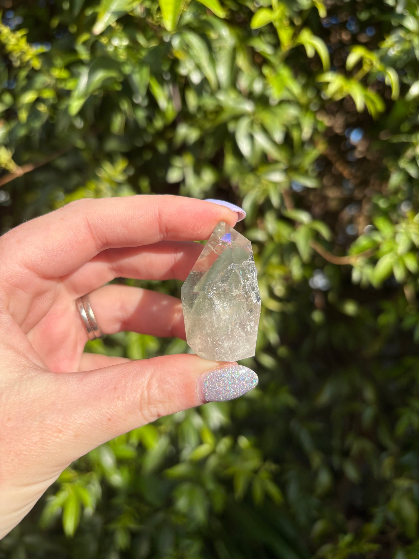 Chlorite Phantom Quartz Point A