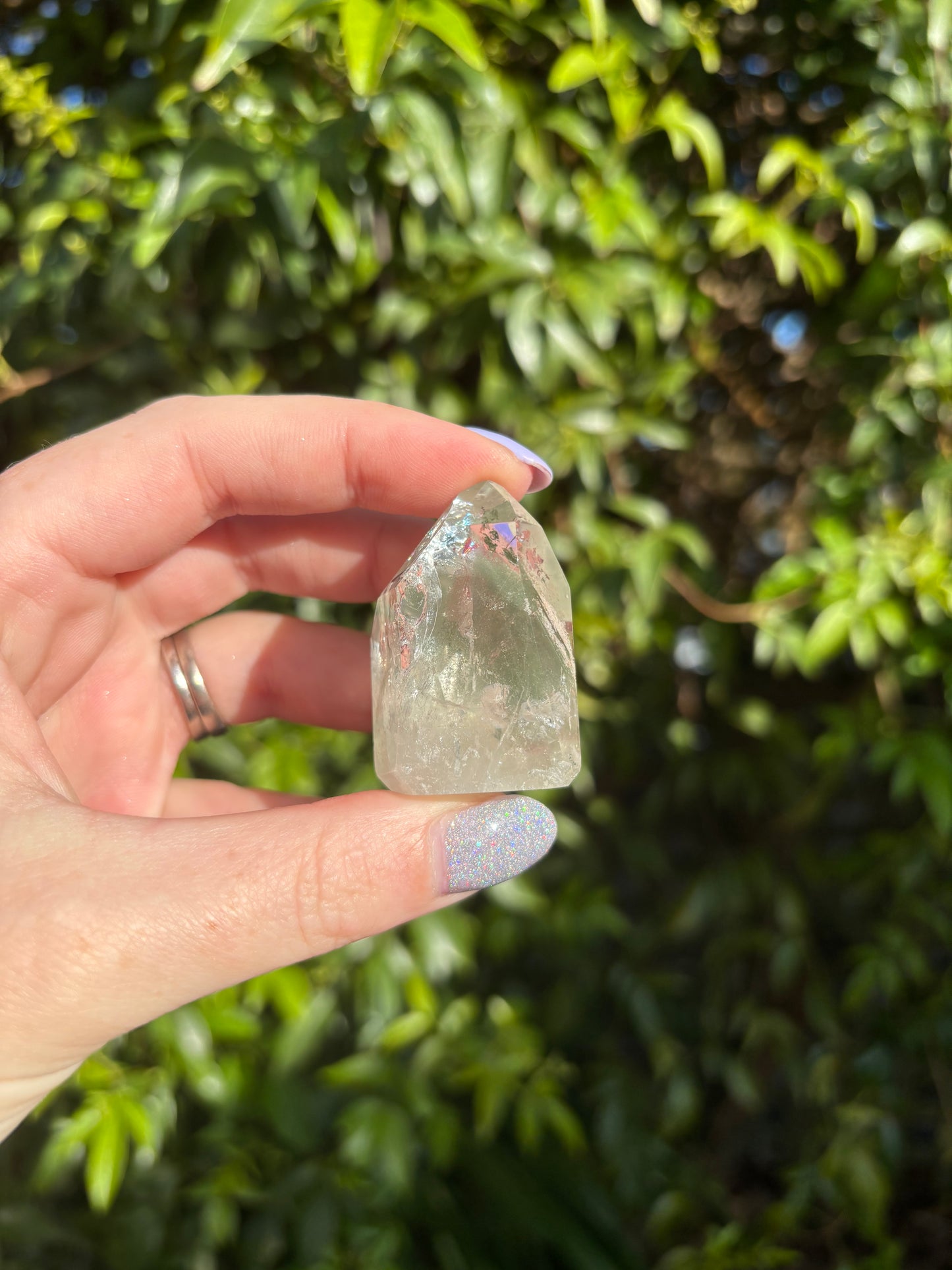 Chlorite Phantom Quartz Point A