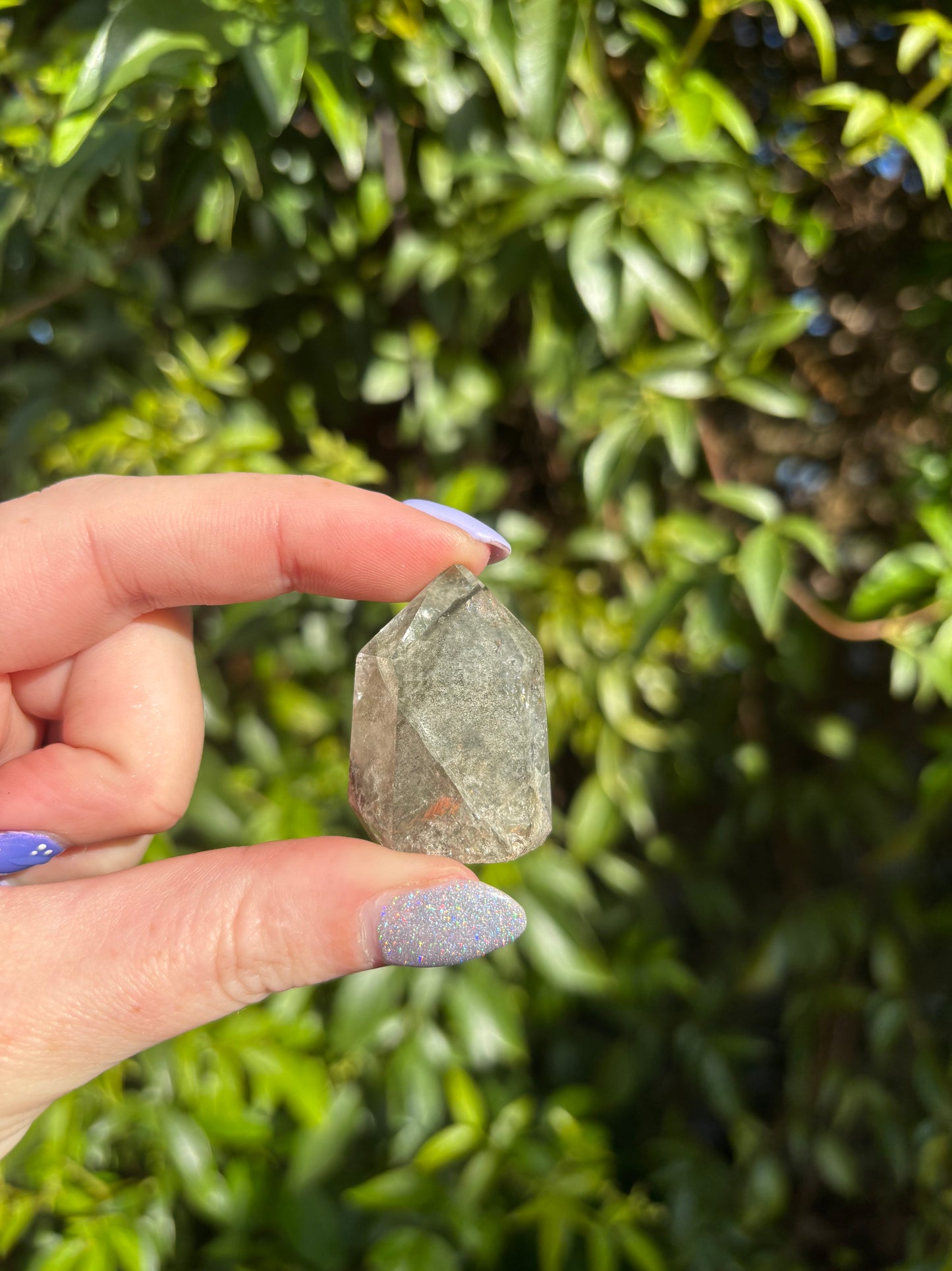 Chlorite Phantom Quartz Point C