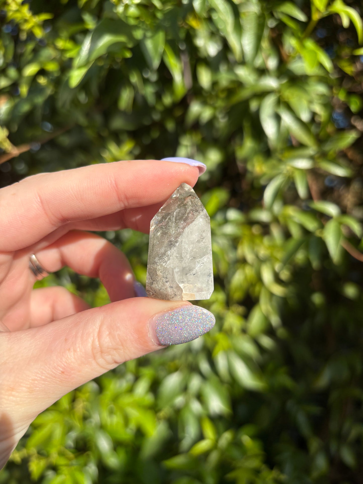 Chlorite Phantom Quartz Point C