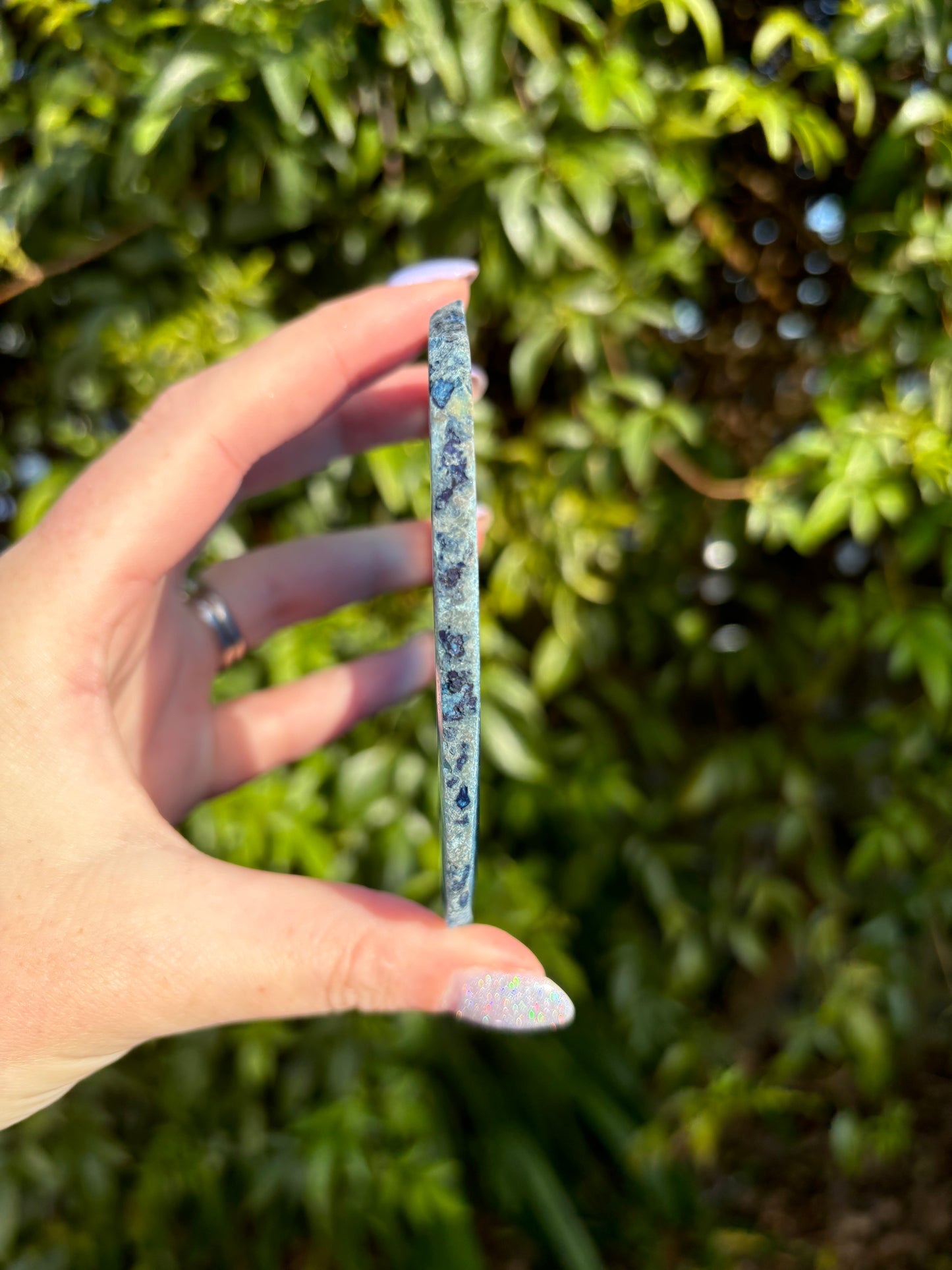Agate Slice | Medium Blue B