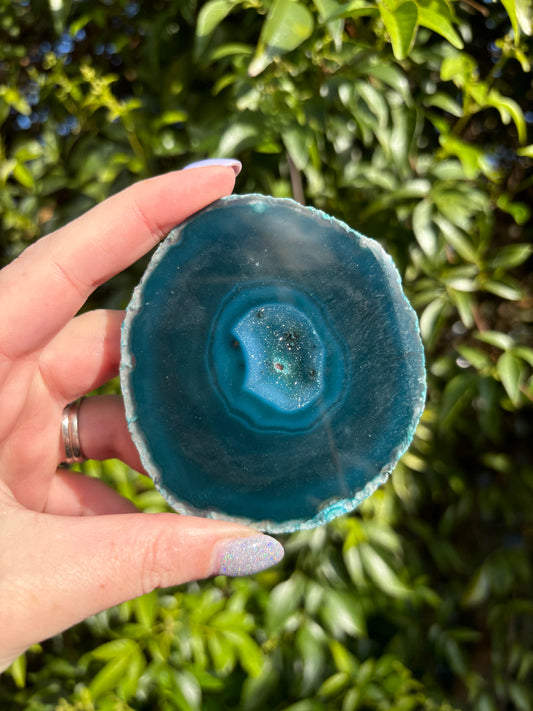 Agate Slice | Teal A