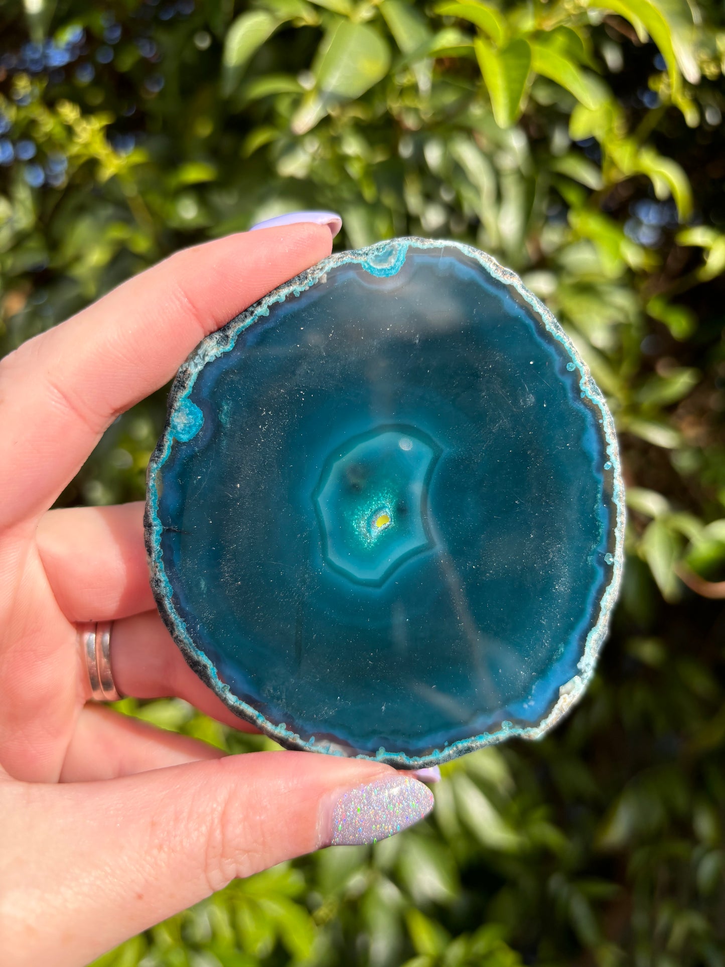 Agate Slice | Teal A