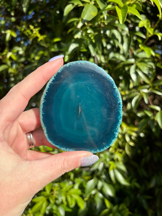 Agate Slice | Teal D