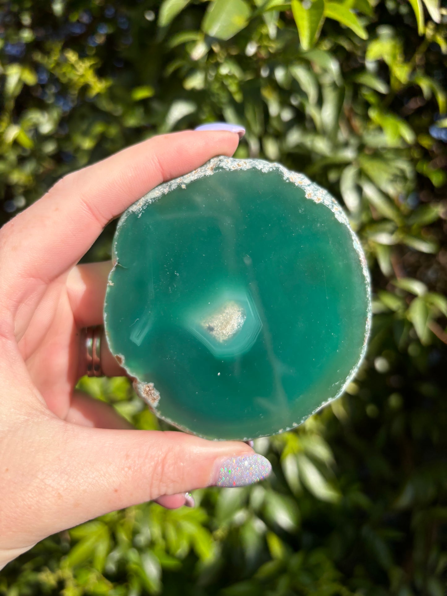 Agate Slice | Green B