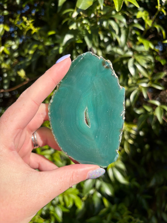 Agate Slice | Green C