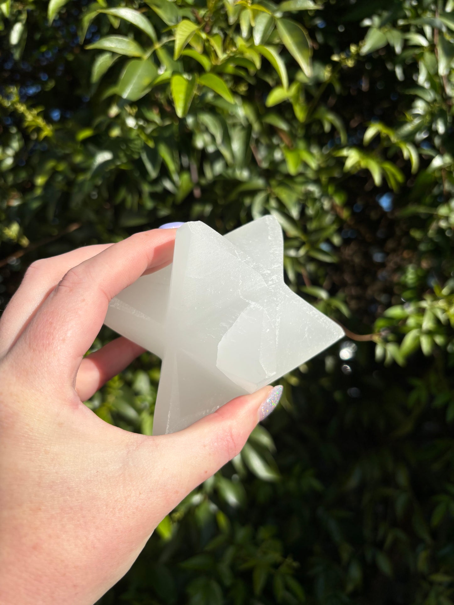 Selenite Large Merkaba