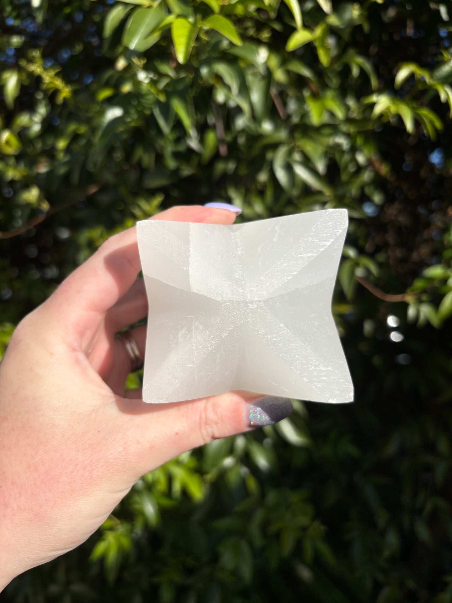 Selenite Large Merkaba