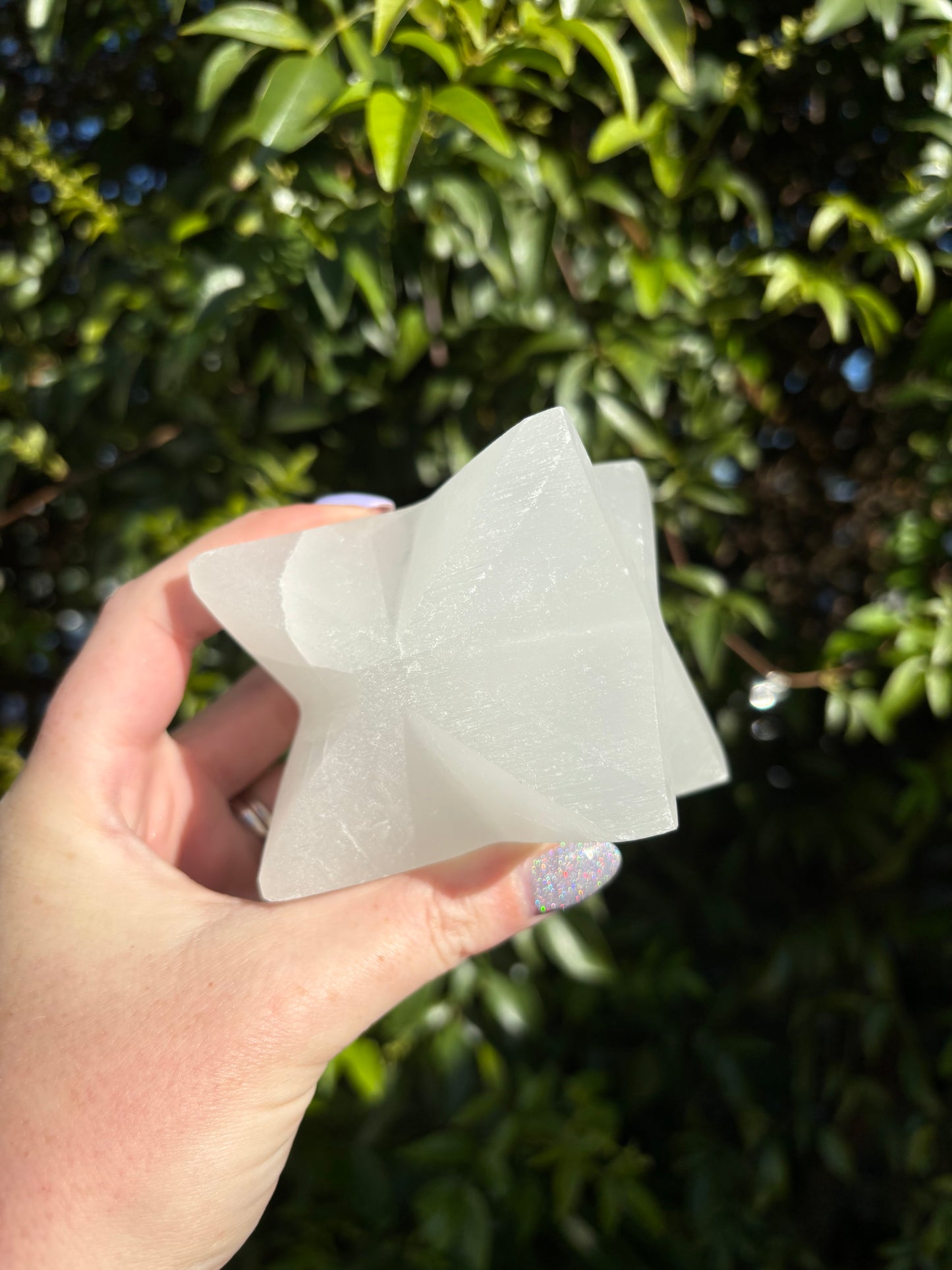 Selenite Large Merkaba