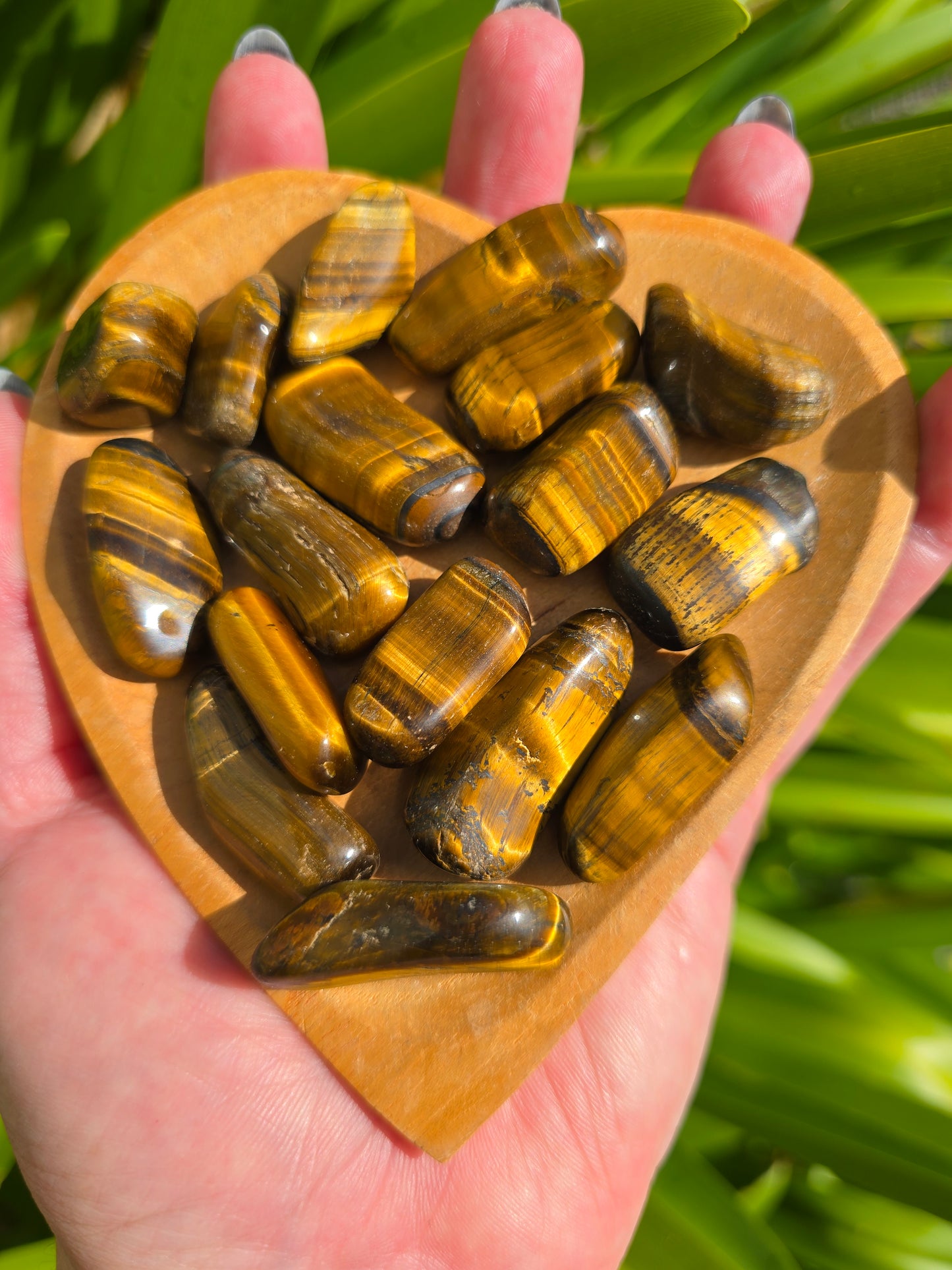 Tigers Eye Small Tumbled Stone