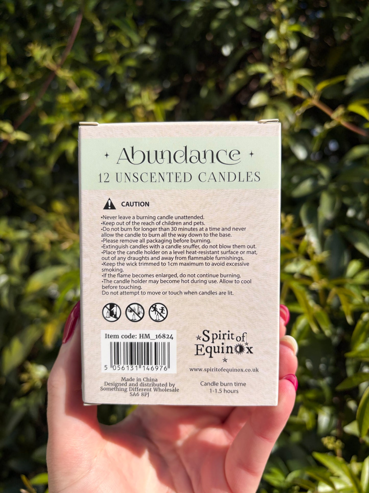 Green ABUNDANCE Spell Candles x12