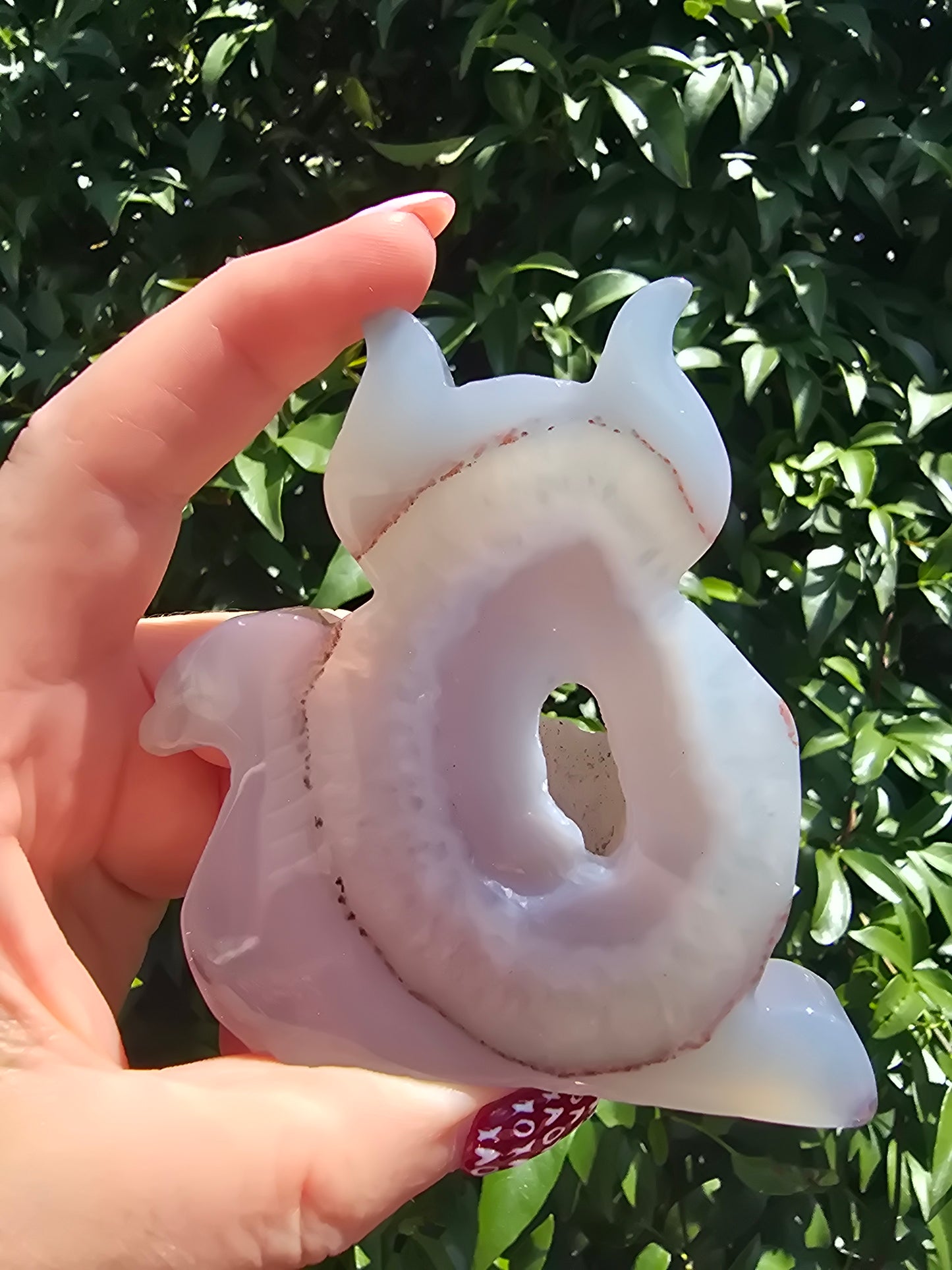 Natural Agate Druzy Large Cat G
