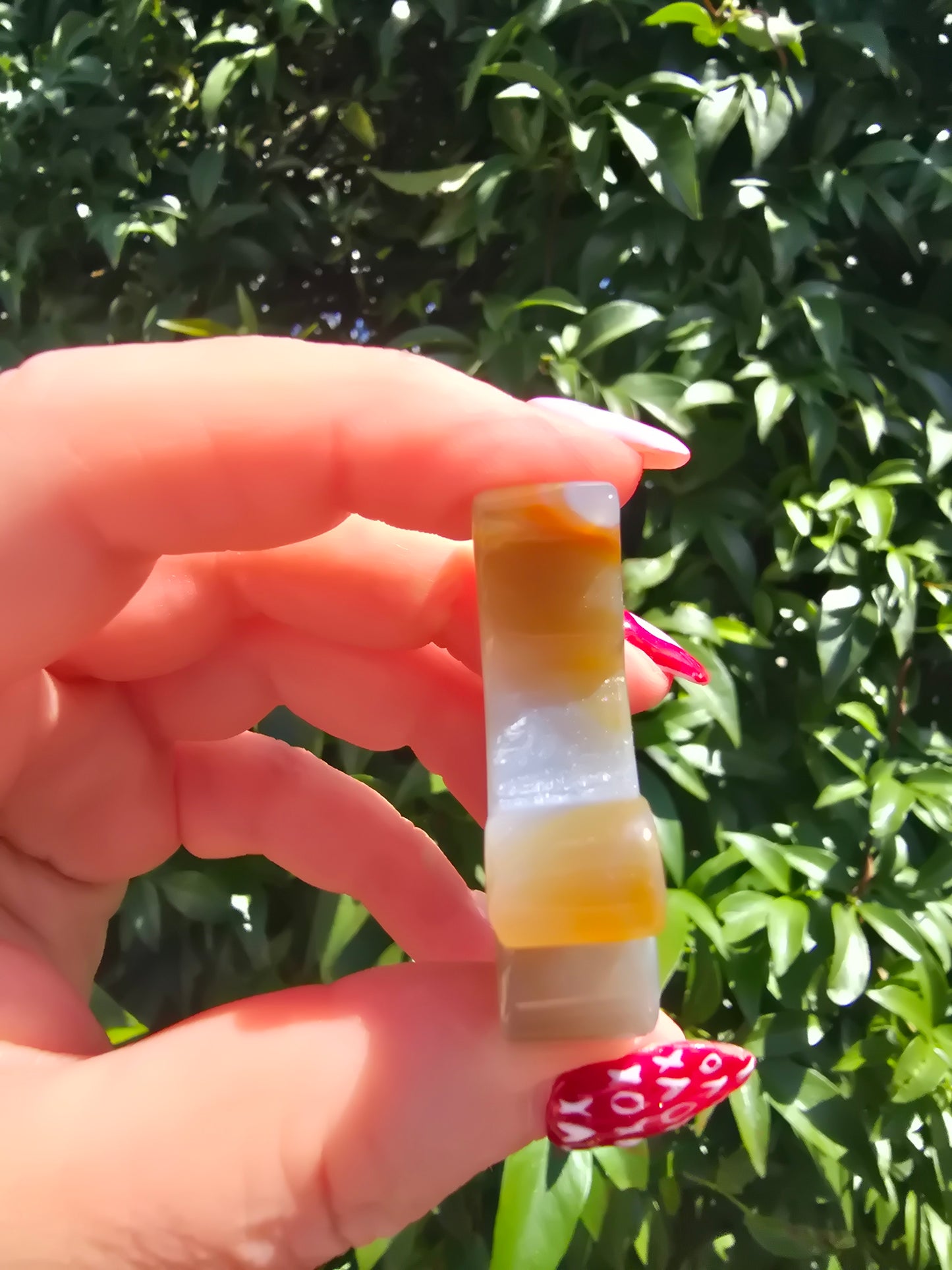 Natural Agate Druzy Small Cat B