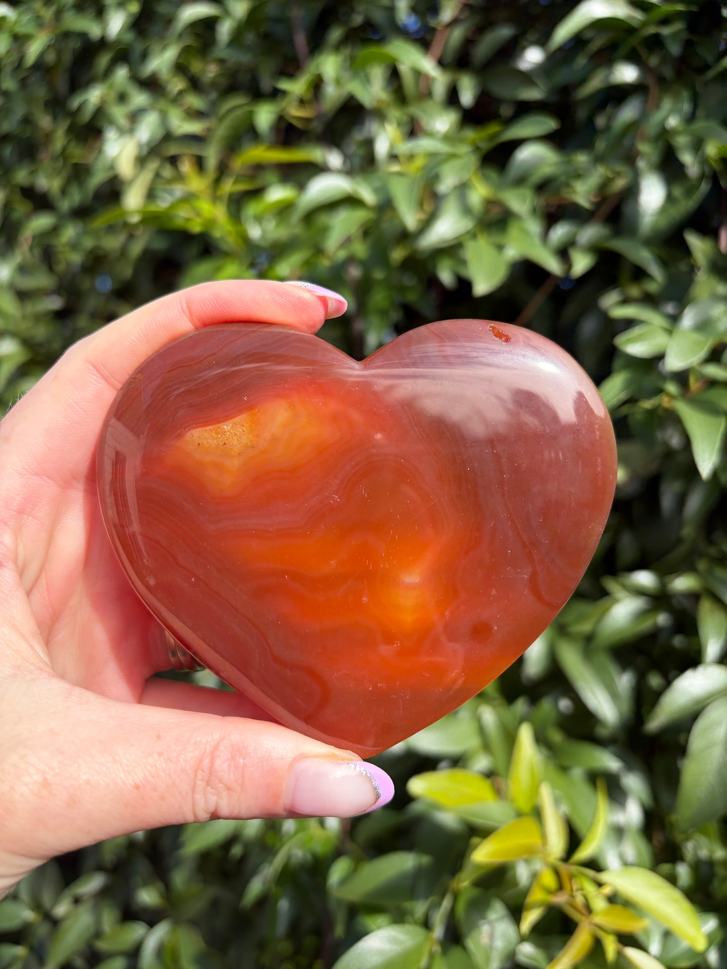 Druzy Agate Large Heart B